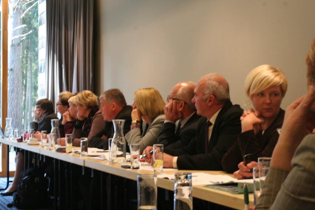 Seminare dalyvavo ir diskutavo VVG atstovai iš įvairių Lietuvos regionų.