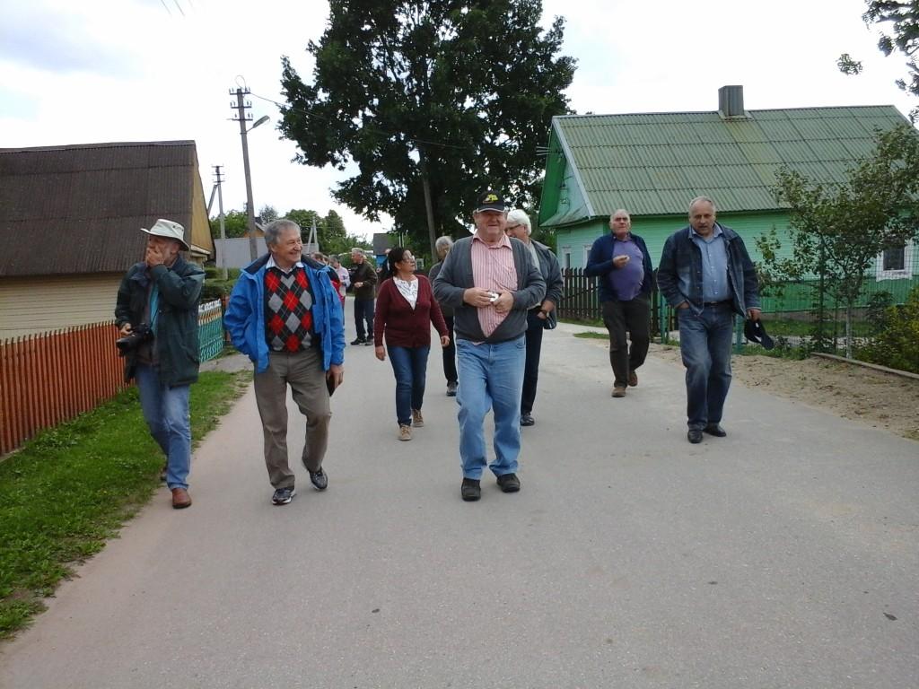 Svečiai iš Austrijos Tiltų etnografiniame kaime