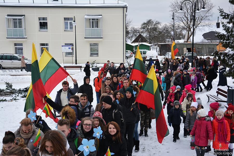 Lentvariečiai 25-tą kartą minėjo Lietuvos laisvės gynėjų dieną