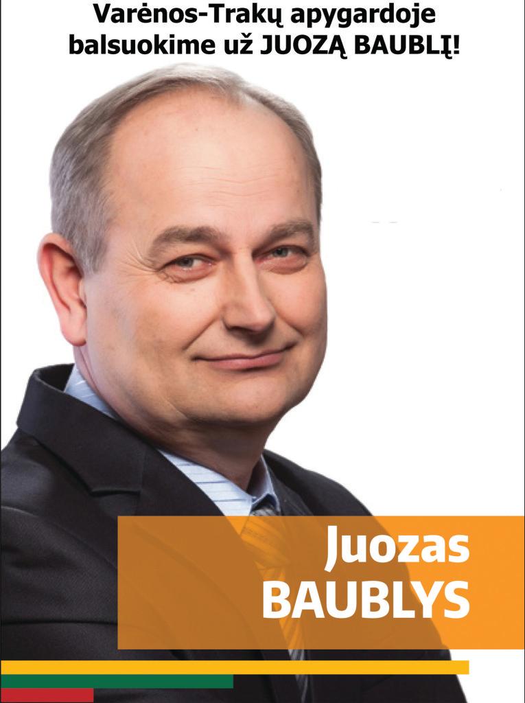 Kandidatas į LR Seimą Juozas Baublys