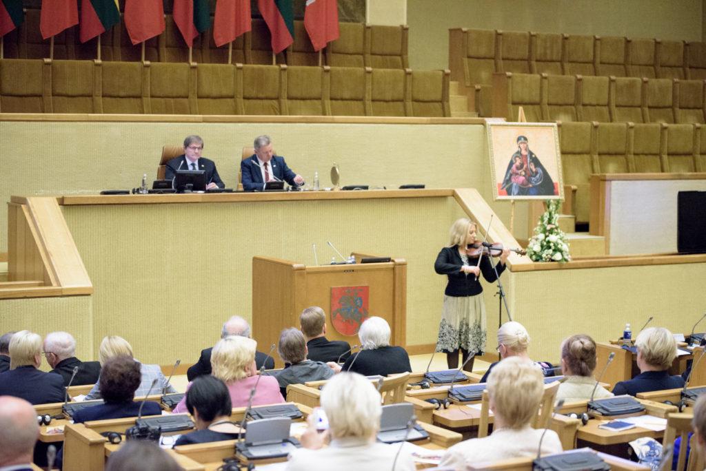 LR Seime paminėtas Trakų Dievo Motinos paveikslo unikalumas