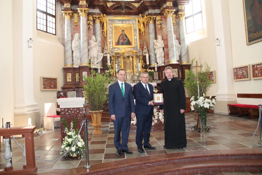 Lenkijos ministras lankėsi Trakų bazilikoje