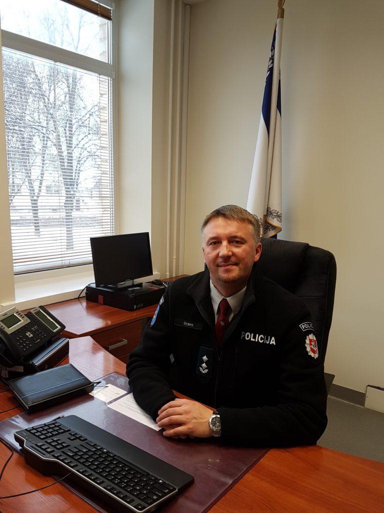 Naujasis Trakų rajono policijos komisariato viršininkas pradėjo tarnybą