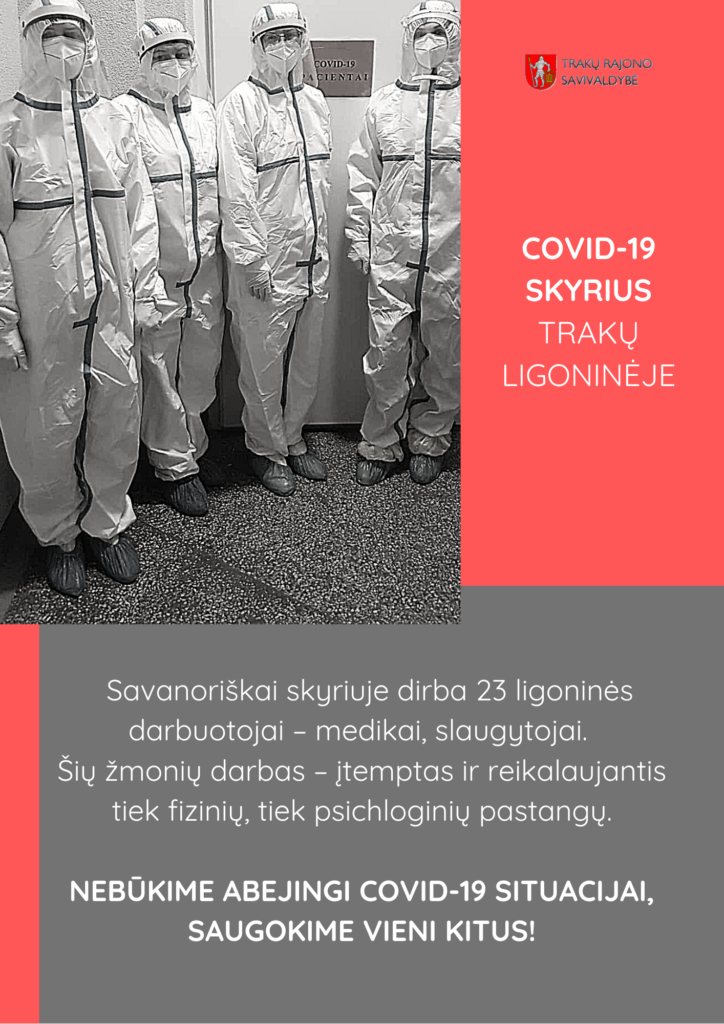 COVID-19 skyrius Trakų ligoninėje: naujausia informacija