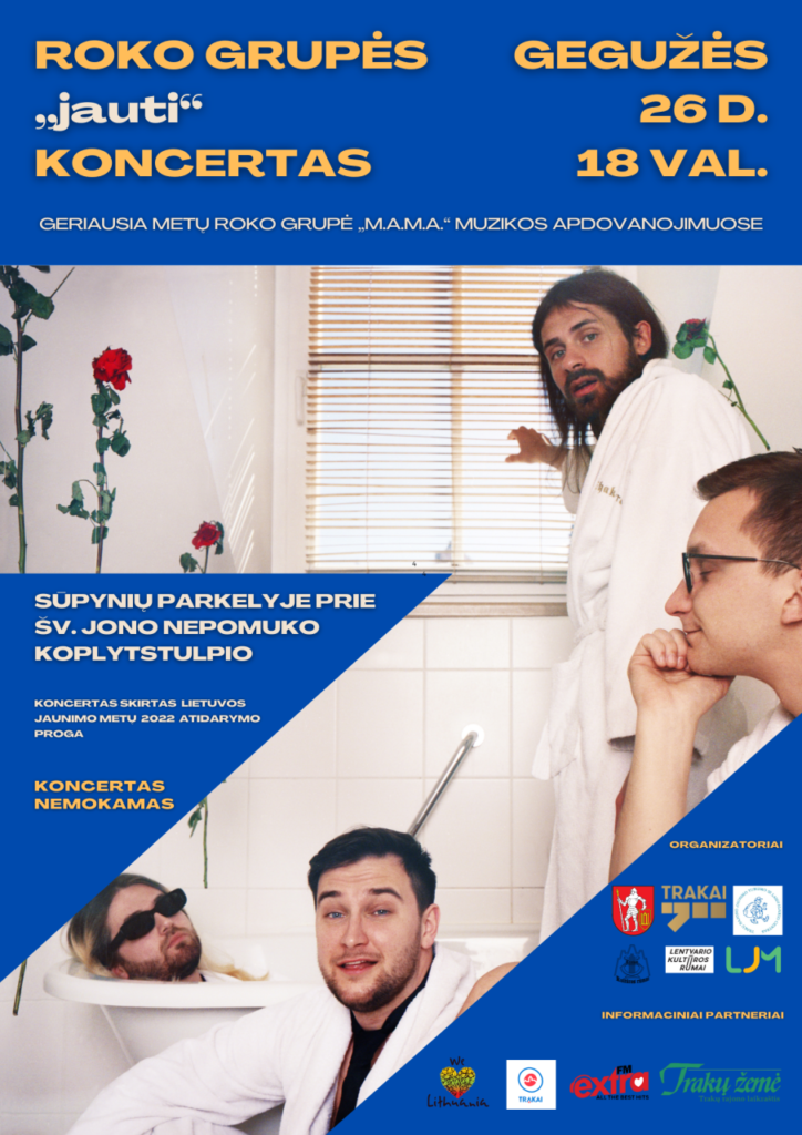 Trakų rajono jaunimas kviečia į renginius salos pilyje ir prie Šv. Jono Nepomuko