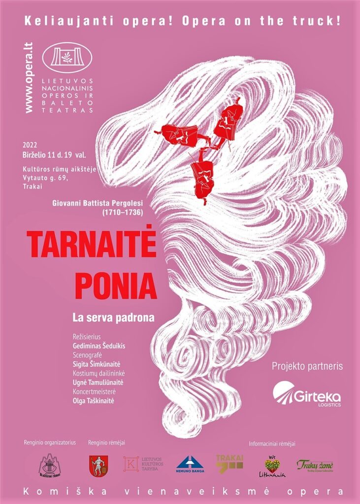 Trakų mieste skambės vilkiku per Lietuvą keliaujanti opera „Tarnaitė ponia”