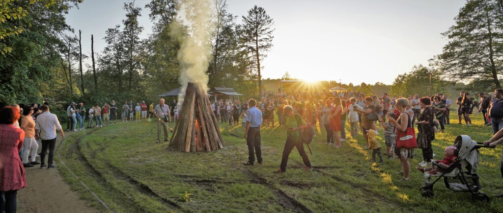 Joninių papartis pražydo prie Graužio ežero Lentvaryje