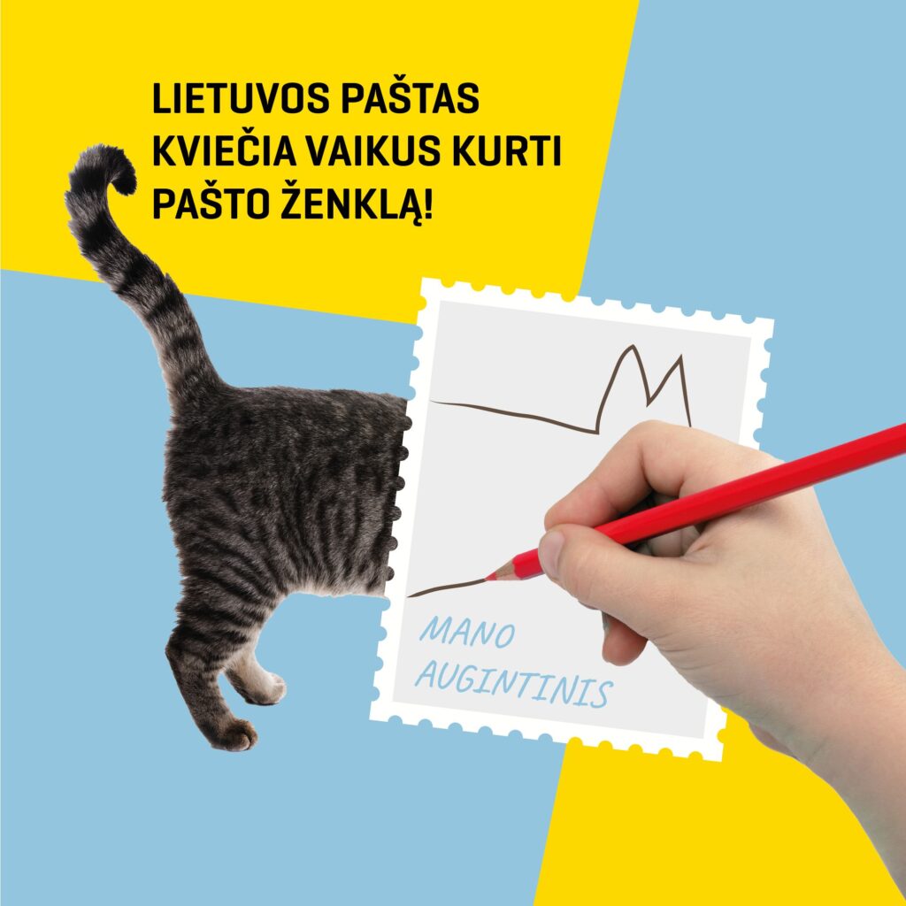 Sukurti naująjį pašto ženklą kviečiami vaikai