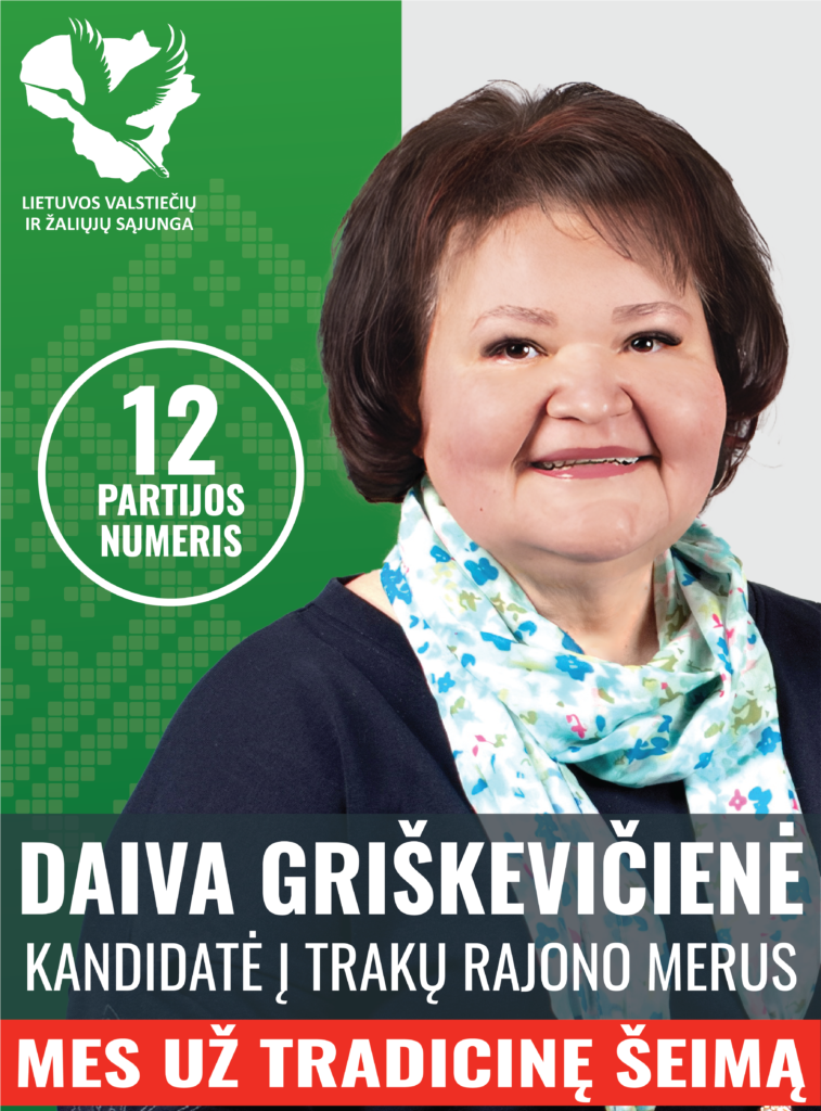 Daiva Griškevičienė. Kandidatė į Trakų rajono merus