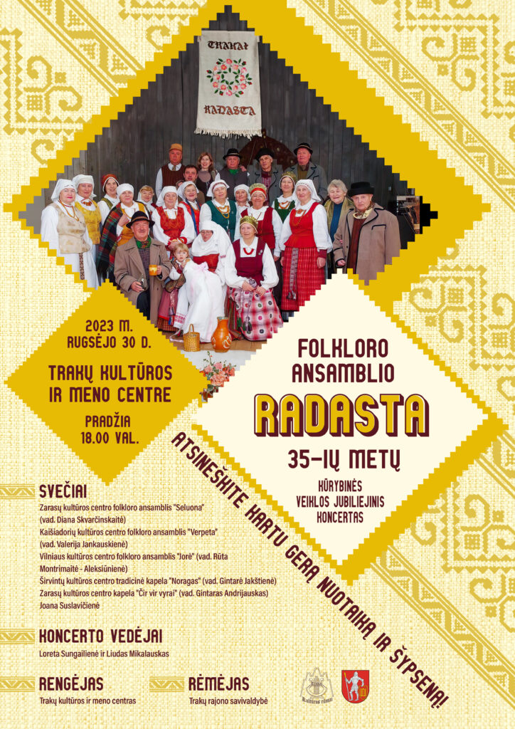 Folkloro ansamblio „Radasta“ 35-ių metų kūrybinės veiklos jubiliejinis koncertas
