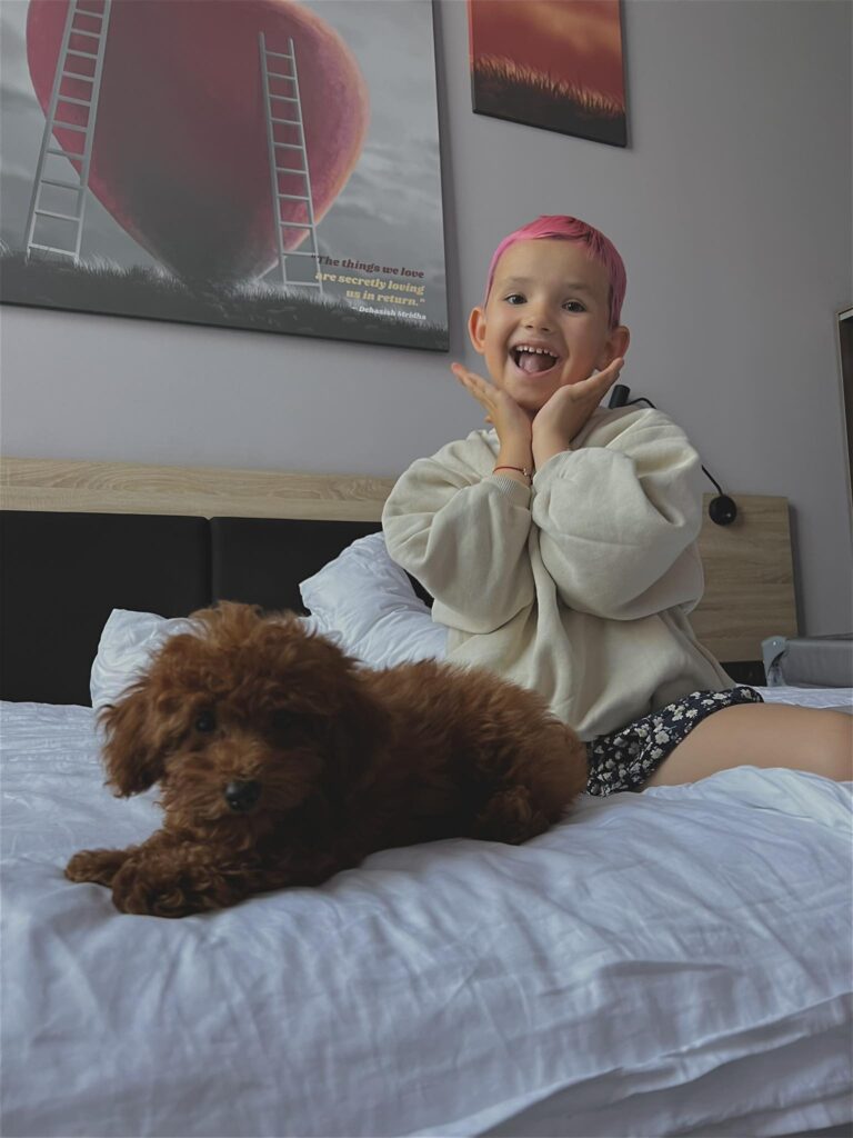 Onkologinę ligą turinčios Liepos mama: „Nėra, kada liūdėti – pozityvus mąstymas veda mus į priekį“