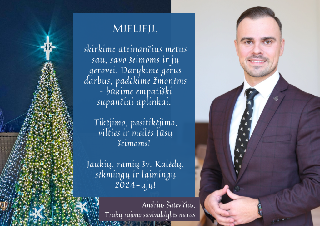 Mielieji, skirkime ateinančius metus sau, savo šeimoms ir jų gerovei