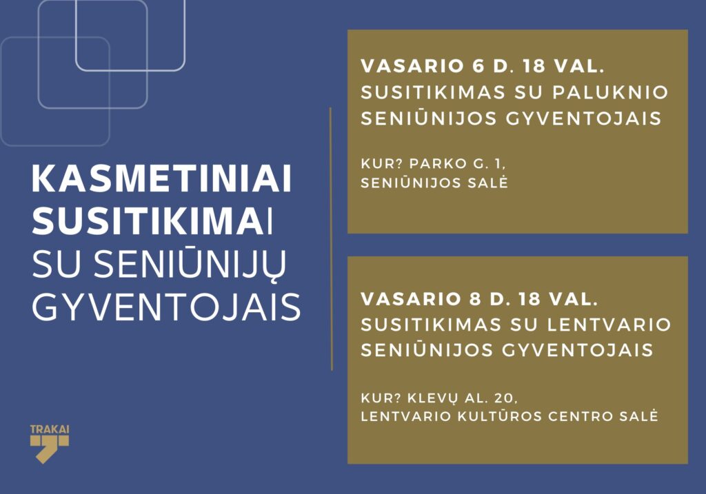 Vyks susitikimai su gyventojais Paluknyje ir Lentvaryje