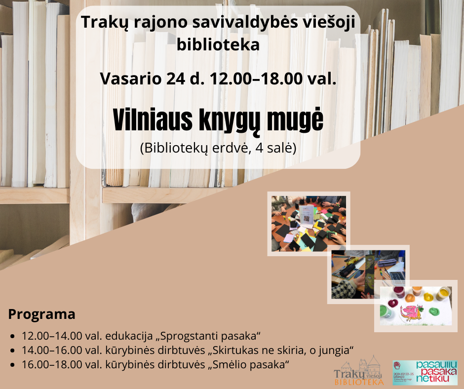 Trakų viešoji biblioteka – Vilniaus knygų mugėje
