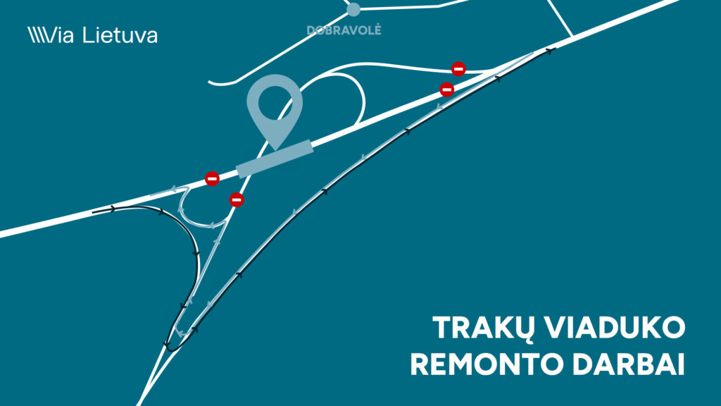 Keisis eismo organizavimas po Trakų viaduku