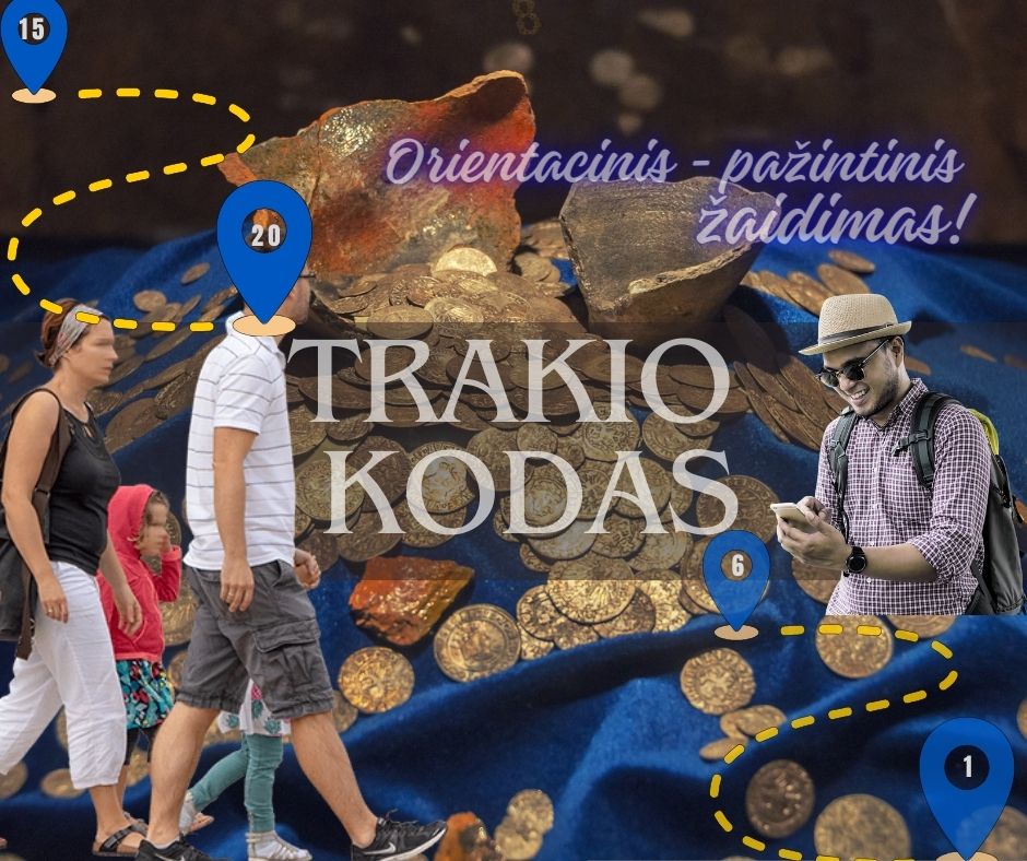 Turistinio sezono naujiena: orientacinis – pažintinis žaidimas „TRAKIO KODAS”