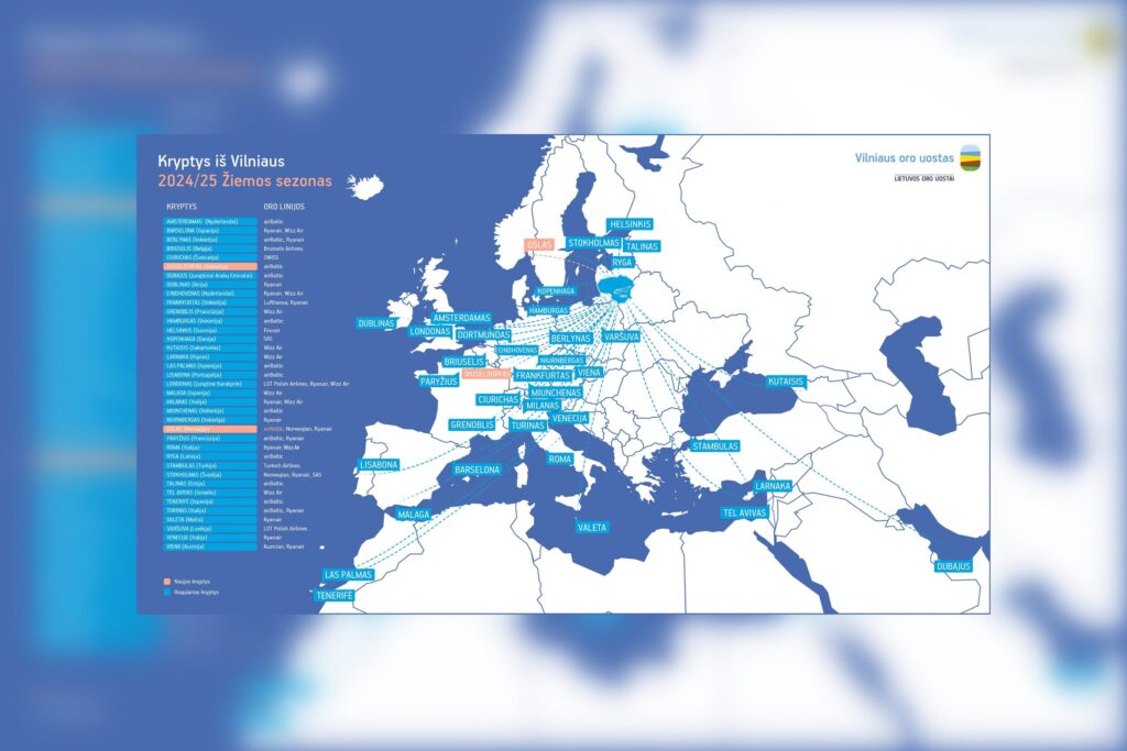 Aviacijos žiemos sezonas sugrąžina pamėgtas atostogų kryptis ir kviečia planuoti kalėdinius atradimus Europos miestuose