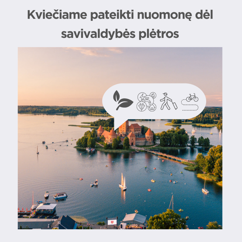 Kviečiame pareikšti nuomonę dėl savivaldybės plėtros